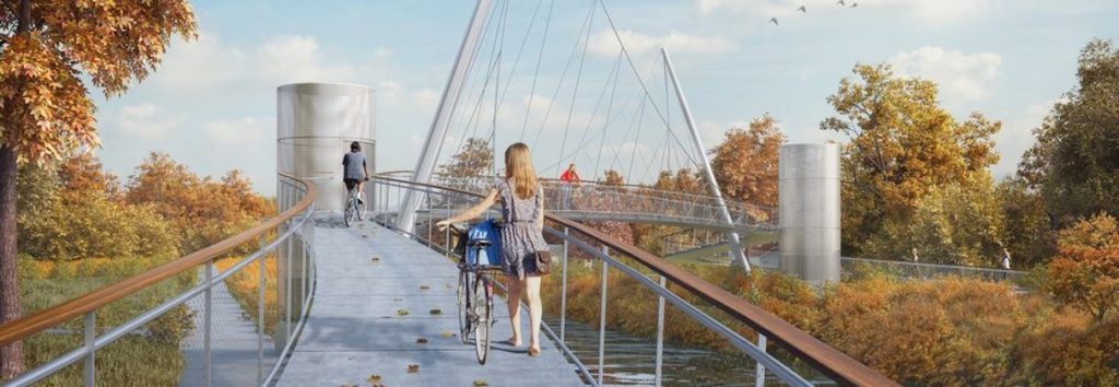 Passerelle sur la Somme